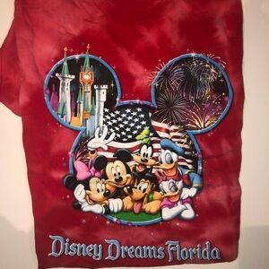 Bleach dye Disney tee